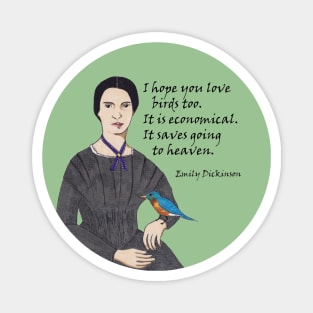 Emily Dickinson Bird Quote Magnet